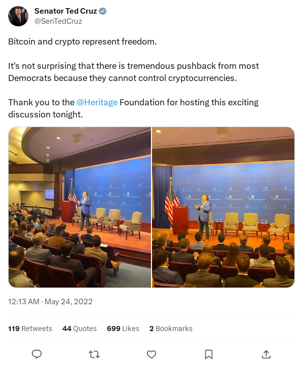 Screenshot of Archived Tweet