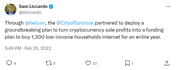 Screenshot of Archived Tweet