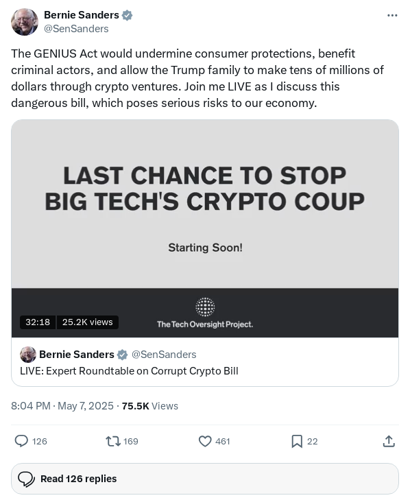 Screenshot of Archived Tweet