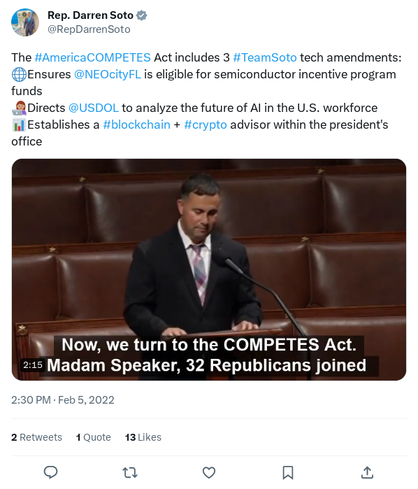 Screenshot of Archived Tweet