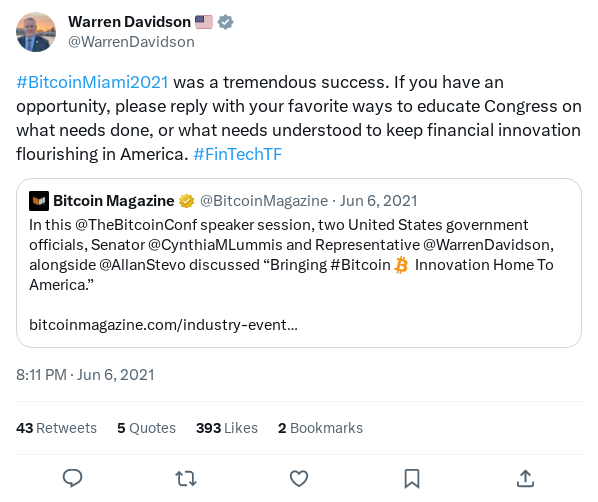 Screenshot of Archived Tweet
