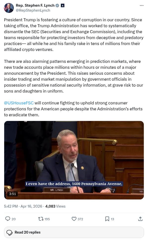 Screenshot of Archived Tweet