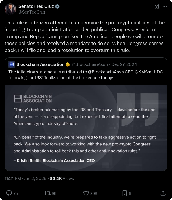 Screenshot of Archived Tweet
