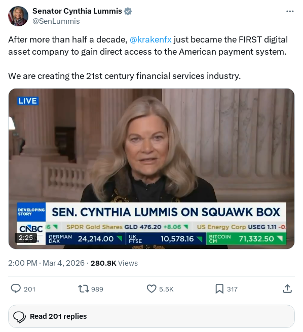 Screenshot of Archived Tweet