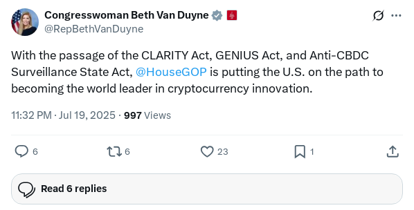 Screenshot of Archived Tweet