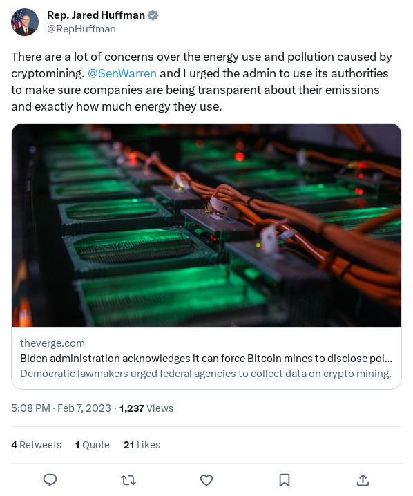 Screenshot of Archived Tweet