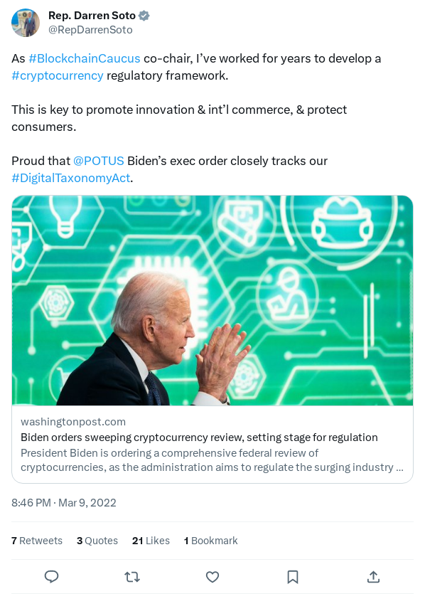 Screenshot of Archived Tweet