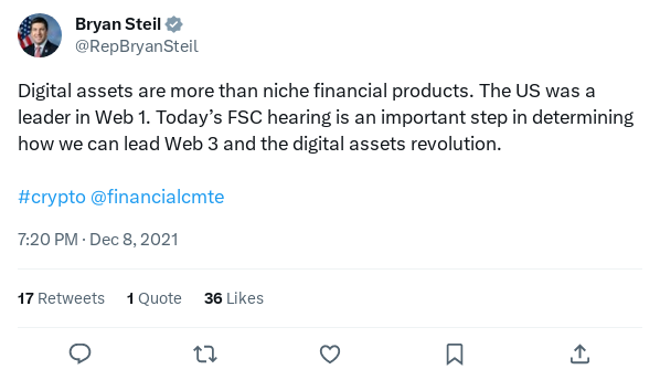 Screenshot of Archived Tweet