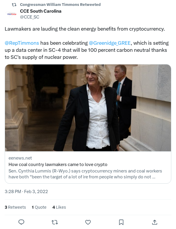 Screenshot of Archived Tweet