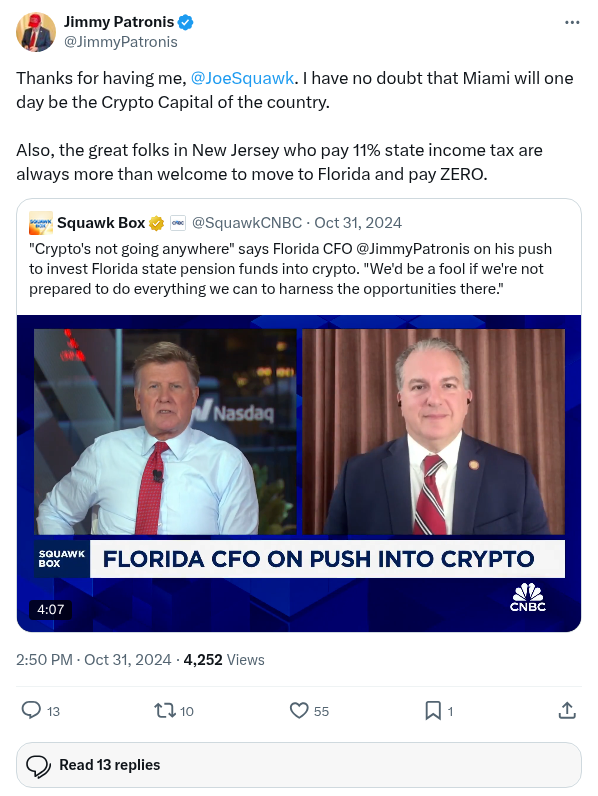 Screenshot of Archived Tweet