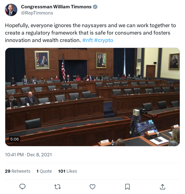 Screenshot of Archived Tweet