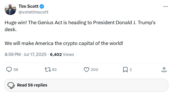 Screenshot of Archived Tweet