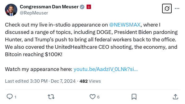 Screenshot of Archived Tweet