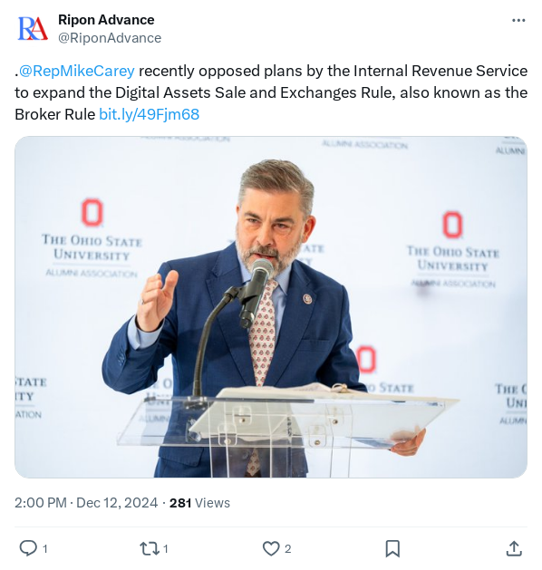 Screenshot of Archived Tweet