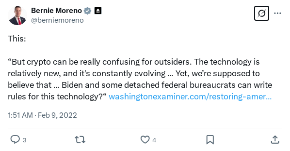 Screenshot of Archived Tweet