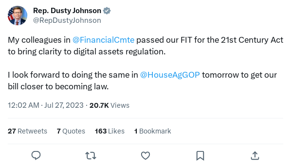 Screenshot of Archived Tweet