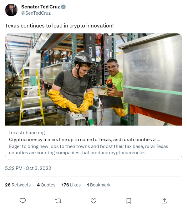 Screenshot of Archived Tweet
