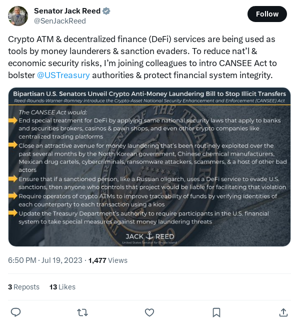 Screenshot of Archived Tweet