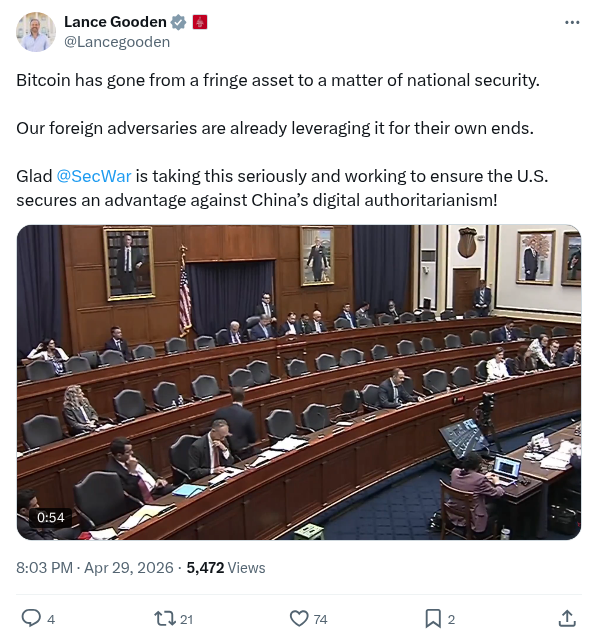 Screenshot of Archived Tweet