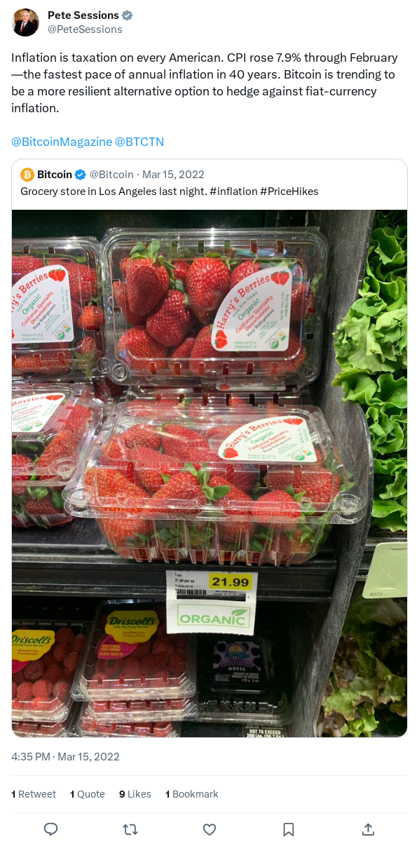 Screenshot of Archived Tweet