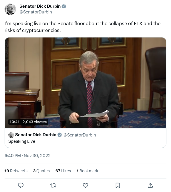 Screenshot of Archived Tweet