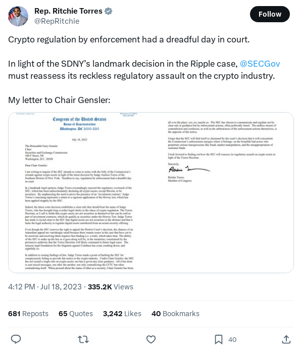 Screenshot of Archived Tweet