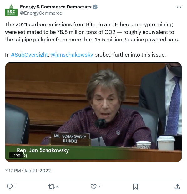 Screenshot of Archived Tweet