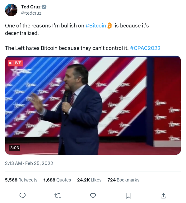 Screenshot of Archived Tweet