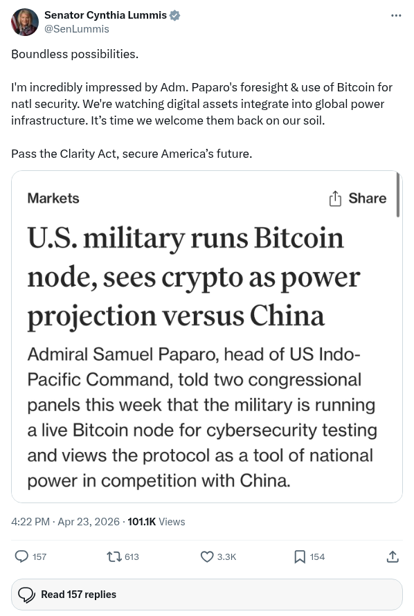 Screenshot of Archived Tweet