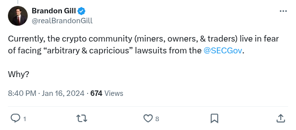 Screenshot of Archived Tweet