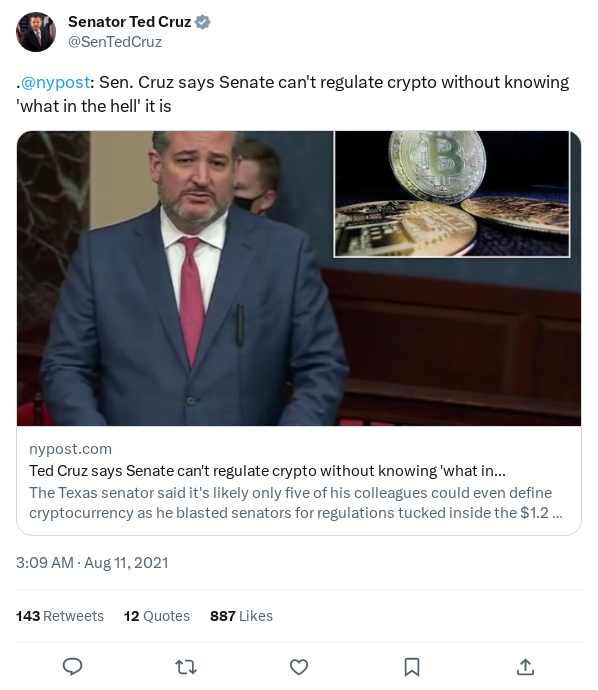 Screenshot of Archived Tweet