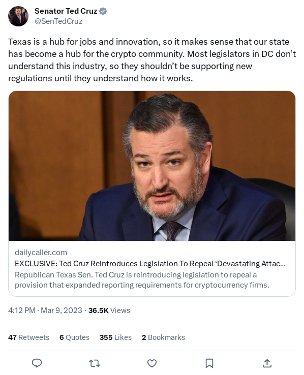 Screenshot of Archived Tweet