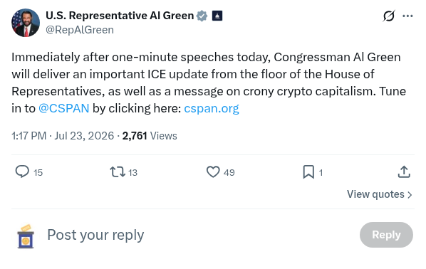 Screenshot of Archived Tweet