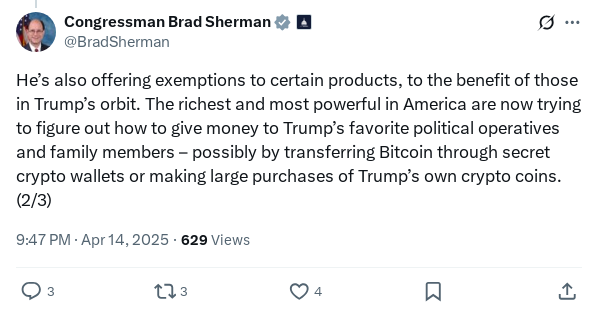 Screenshot of Archived Tweet