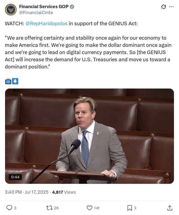 Screenshot of Archived Tweet
