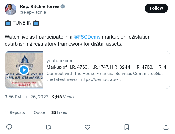 Screenshot of Archived Tweet