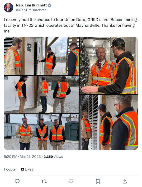 Screenshot of Archived Tweet