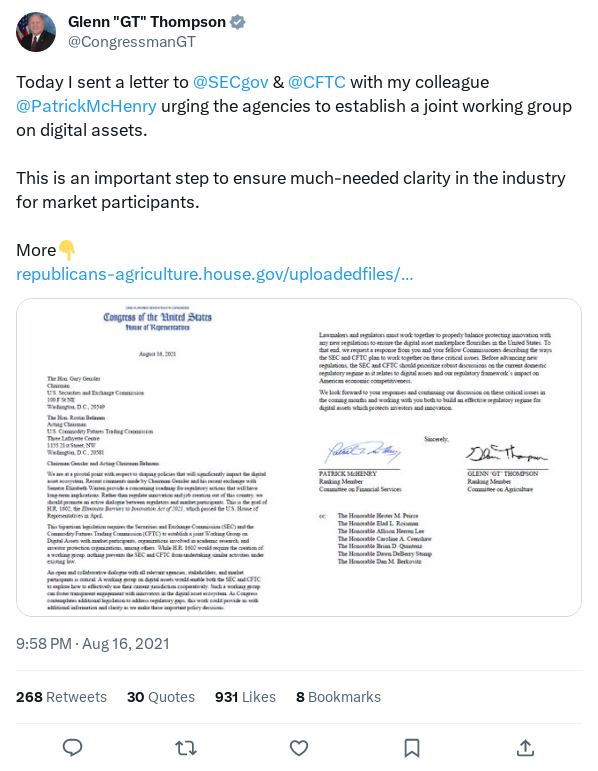 Screenshot of Archived Tweet