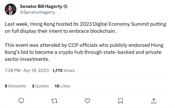 Screenshot of Archived Tweet
