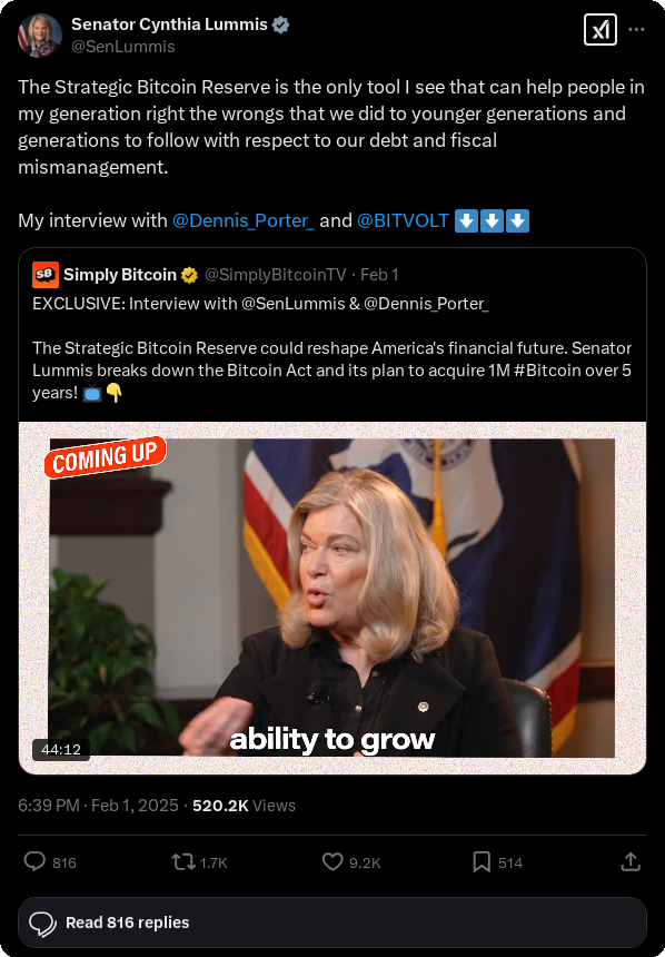 Screenshot of Archived Tweet