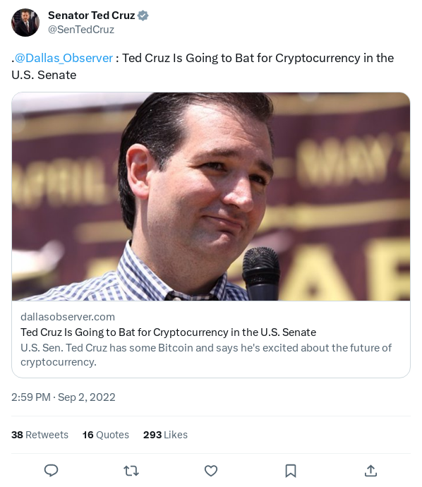 Screenshot of Archived Tweet
