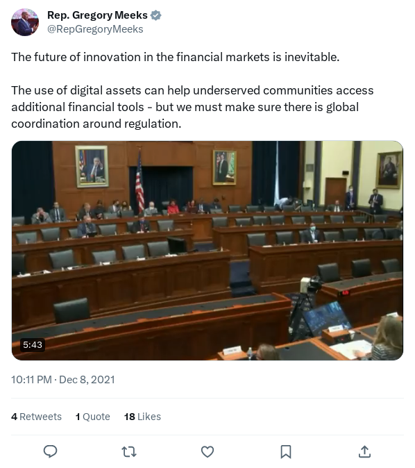 Screenshot of Archived Tweet