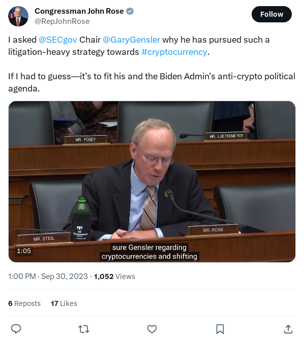Screenshot of Archived Tweet