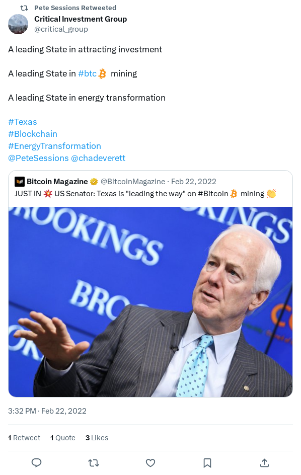 Screenshot of Archived Tweet