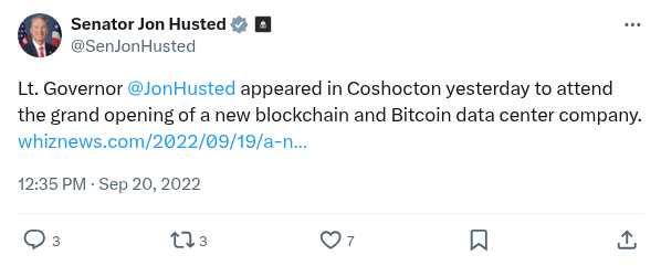 Screenshot of Archived Tweet