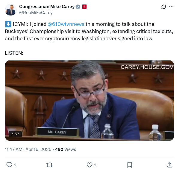 Screenshot of Archived Tweet