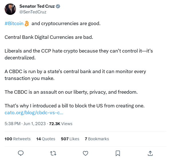 Screenshot of Archived Tweet