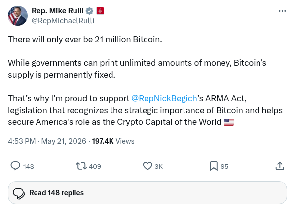 Screenshot of Archived Tweet