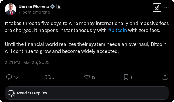 Screenshot of Archived Tweet