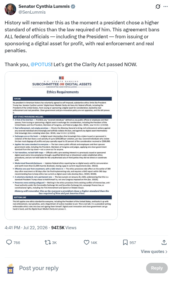 Screenshot of Archived Tweet
